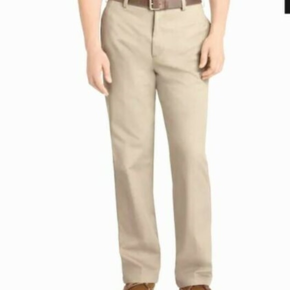 Izod Pants Men's Tan 32 x 32 Straight New - Picture 1 of 12